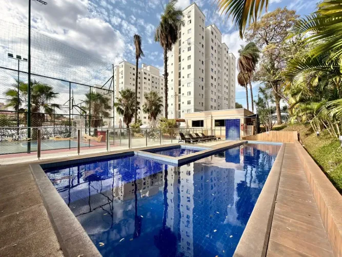 Apartamento com 2 quartos sendo 1 suíte 2 banheiros 1 vaga