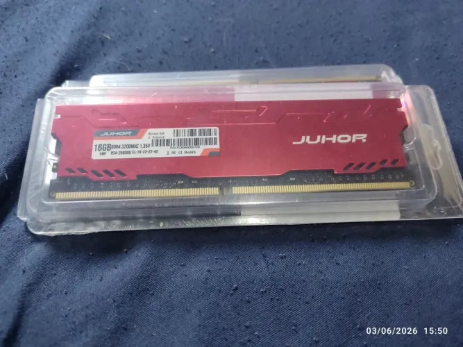 Memória Ram p/PC DDR4 16GB nova lacrada (3200mhz)