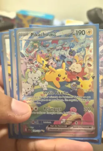 Carta Pikachu 30 anos