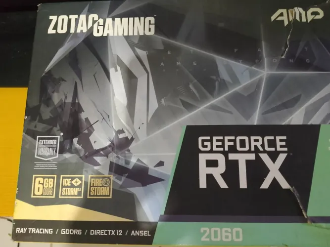 Placa d vídeo RTX 2060 6Gb