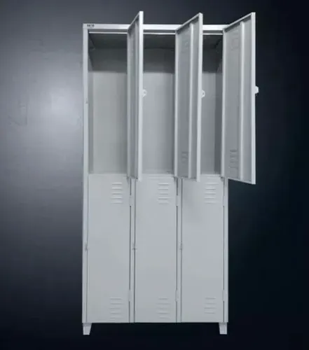 Armário vestiário 6 portas grandes novo cinza 1300,00