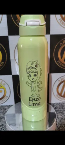 Garrafa térmica personalizada a laser 470ml