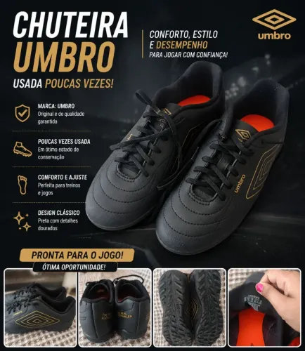 Chuteira society masculina
