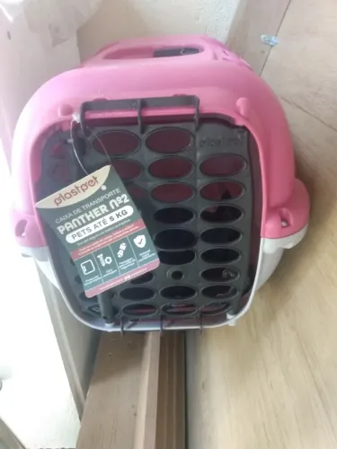 Caixa transportadora pets panther 02 até 5 kg