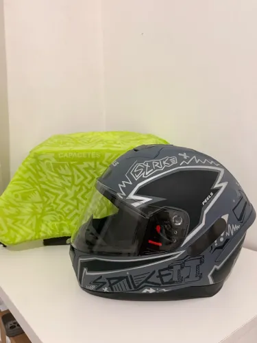 Capacete PEELS Spike 2 STK, C2 Dark, FPTO, original, com selo do INMETRO e design italiano
