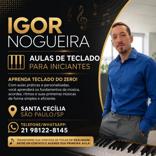 Aulas de Teclado - Igor Nogueira 
