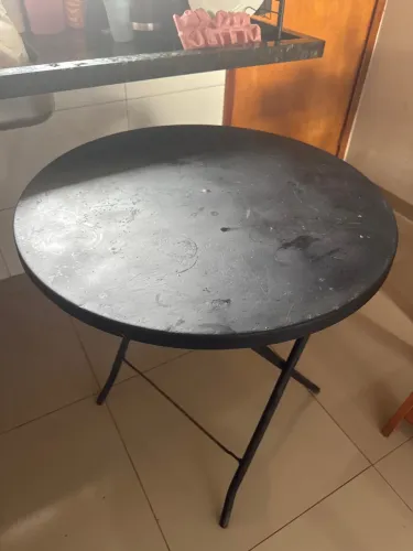 Mesa redondo ferro desapego
