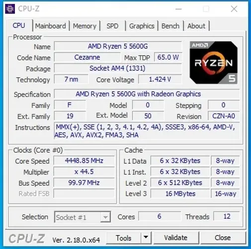 RYZEN 5 5600G