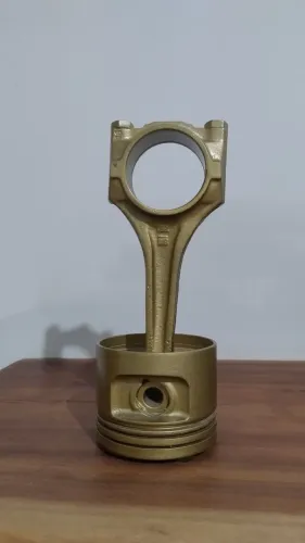 Pistão e biela de moto decorativa