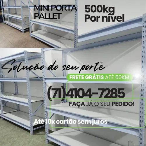 GÔNDOLA MINI PORTA PALLET 2,00