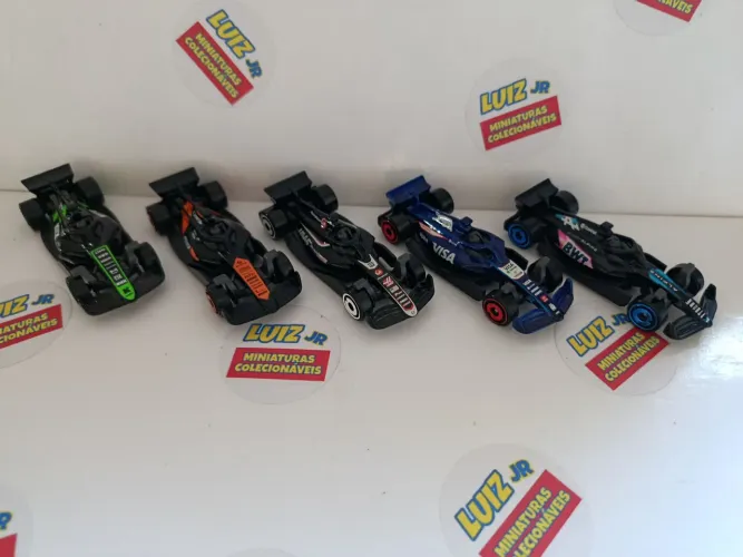 Hot Wheels fórmula 1 - lote com 5 unidades