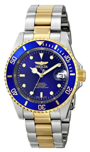 Vendo Relógio Invicta pro diver Azul e Dourado
