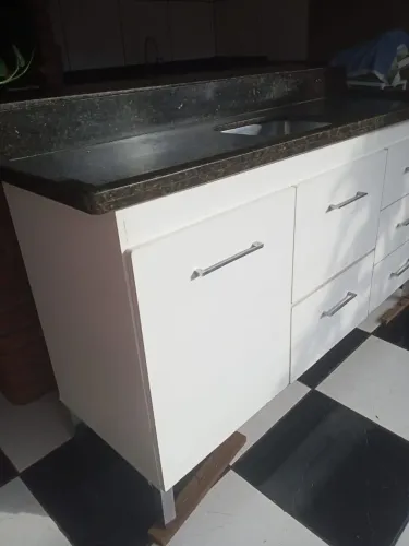 Pia + Balcão de Mármore 