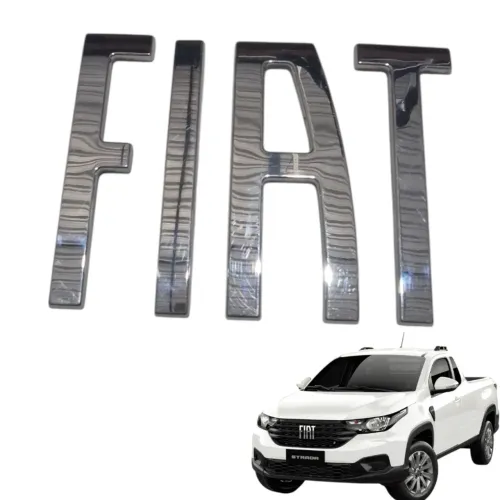 Emblema Do Fiat Cronos 2020/24 Original Prateado