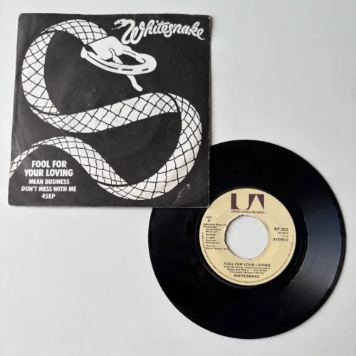 Whitesnake Fool For Your Loving Vinil Compacto Importado UK