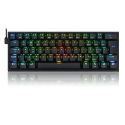 Teclado Gamer 60% Fizz Pro RGB - Switch Brown