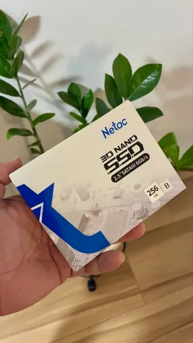 SSD Netac 256GB SATA III 2.5" - Novo e Lacrado!