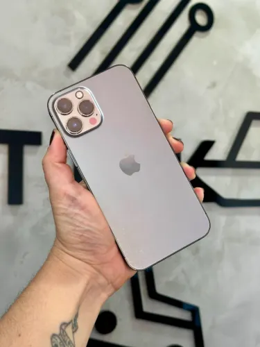 iPhone 12 Pro Max Grafite 256GB (Nota e 3 meses de garantia)