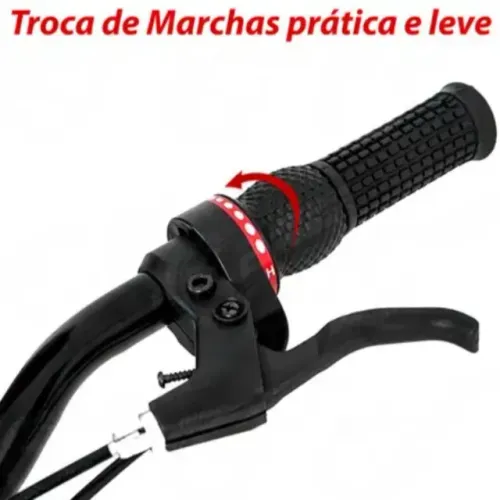 Alavanca Trocador De Marcha Grip Shift Bike 18v / 21v Novo + NF (Entrega Hoje Curitiba)