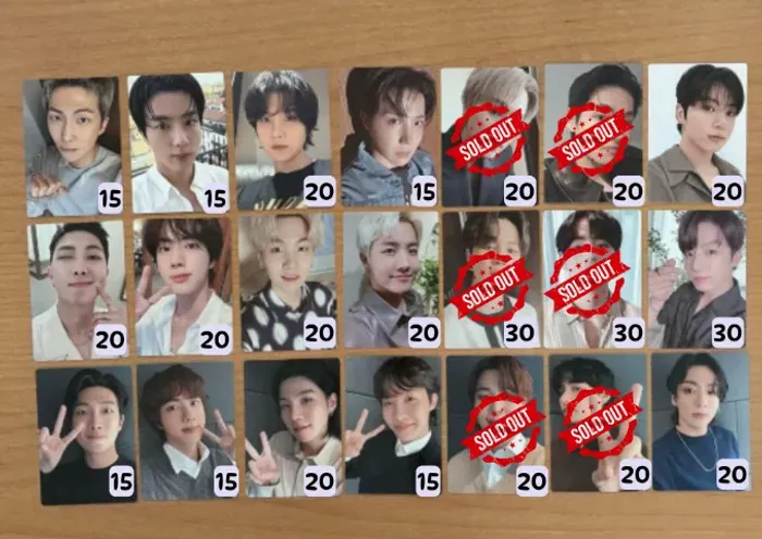 photocard pc mini pc bts membership