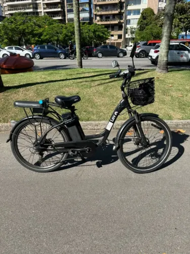 E BIKE L PLUS ARO 26 - EXCELENTE ESTADO - COM ESPELHO E U-LOCK
