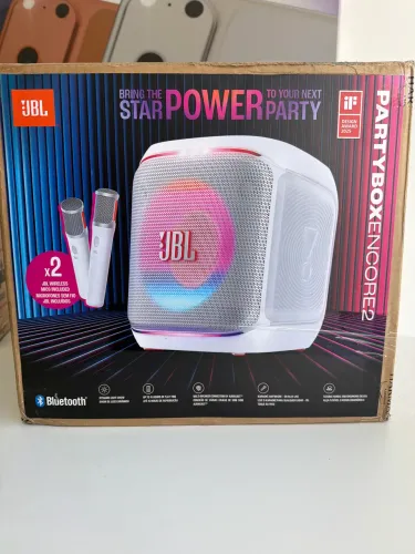 JBL Encore 2 com microfones - Branca/Lacrada - Loja Física