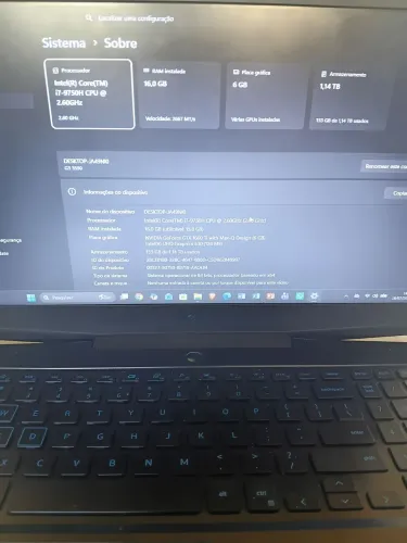 Notebook Gamer 3.000