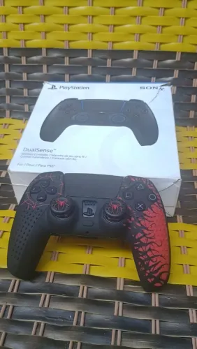 Controle PS5 COM GRIP+CAPINHA e EA FC 24
