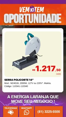 Policorte Makita 14 polegadas