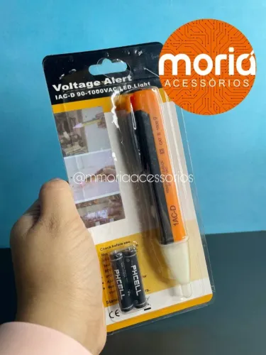 Caneta Chave Teste Tensão Elétrica Voltagem Corrente Elétrica Sinal Sonoro Luminoso 90v A