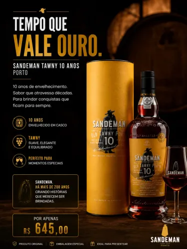 Vinho Sandeman 10 anos