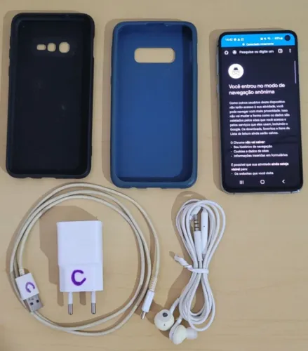 Samsung Galaxy S10e 128GB 6GB RAM - Impecável + Acessórios e Capas