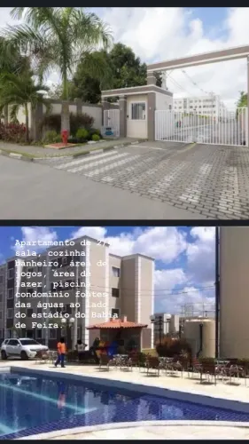 Apartamento 2/4 Condomínio parque fonte das águas