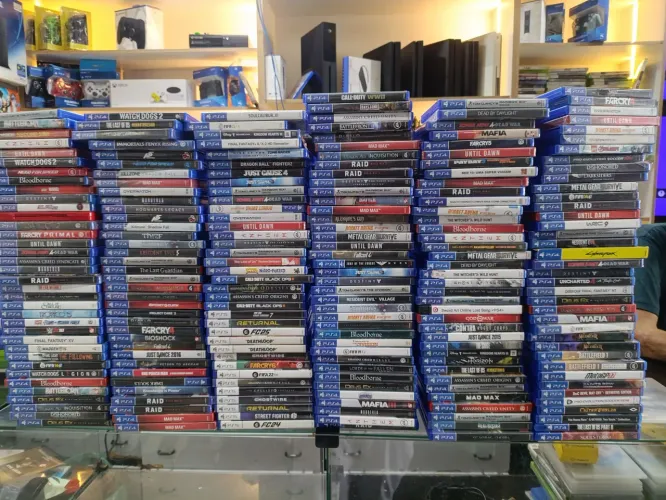 Jogos Playstation 4 preços variados 