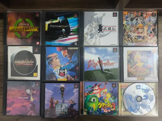 Jogos Para Playstation 1 original Japonês 