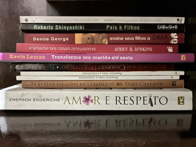 Lote 10 Livros Casamento Familia e Criação de Filhos Gary Chapman