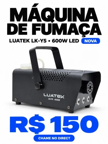 MÁQUINA DE FUMAÇA NOVA
