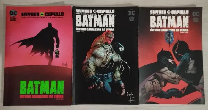 HQ Quadrinhos Batman: Último Cavaleiro da Terra (completo em 3 volumes)