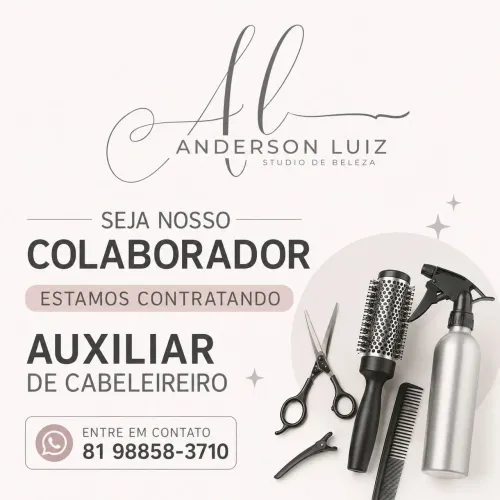 Vaga pra manicure , e auxiliar ( mulher ) que mora nas aproximidades do salão