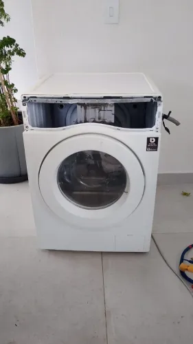 Gabinete com Porta e Amortecedores - Lava Seca Samsung WD103U4SAWQ/AZ