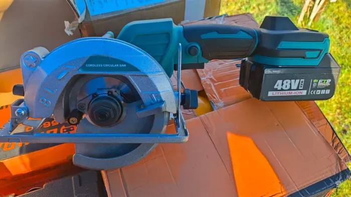 Serra circular bateria 6500r/min