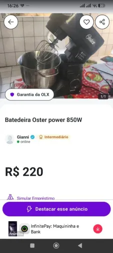 Batedeira no