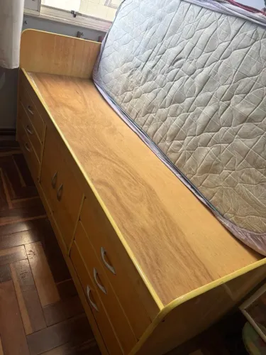 Cama Solteiro com 6 gavetas
