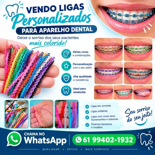 borrachas personalizados para aparelho dental
