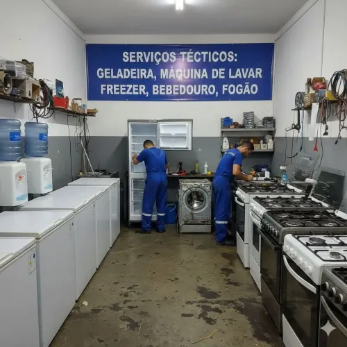 Serviço de geladeira máquina de lavar 