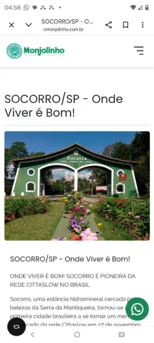 TERRENO 1700m2 MARAVILHOSO SOCORRO