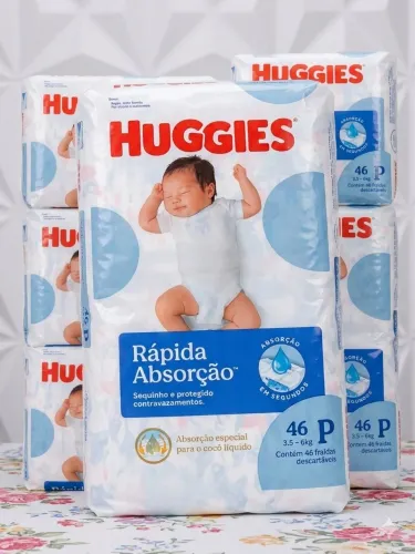 Fralda Huggies Tripla Proteção P - 46 fraldas