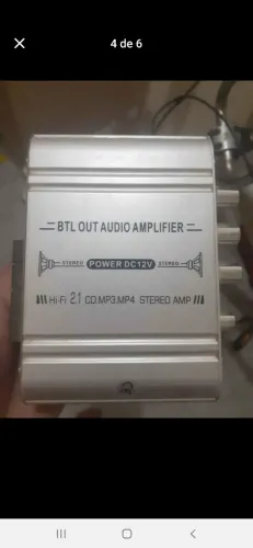 Amplificador de som pra vender ligeiro