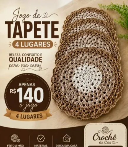 Itens em crochê