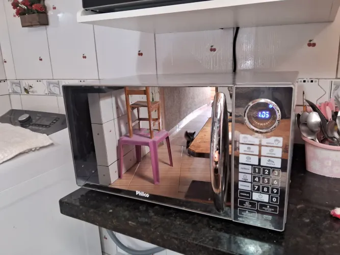 Micro-ondas 31.litros Philco inox espelhado só venda retirar no bairro sítio cercado